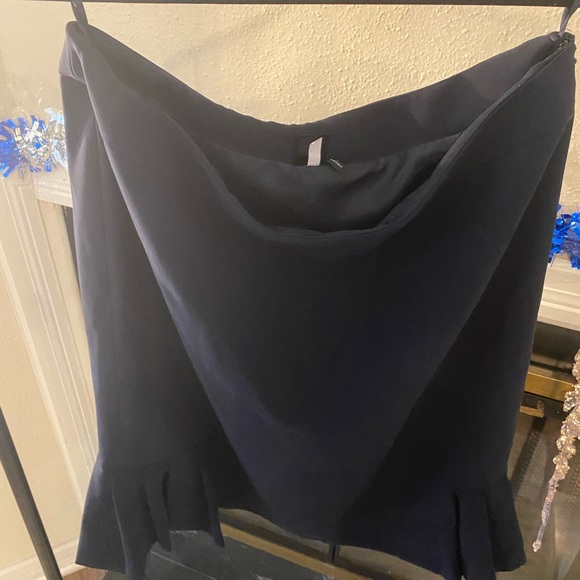 Tahari Jackets & Coats Tahari Deep Navy Blue Blazer And Skirt Set